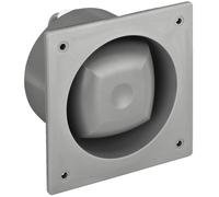 Monacor NR-10M Altavoz De Cámara De Compresión Empotrable Breitband Blanco 4 Ohm