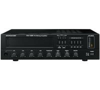 Monacor PA-1200 Negro - Receptor AV (170 W, 120 W, 80-15000 Hz, 350 mm, 122 mm, 13 kg)