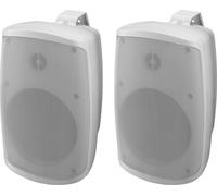 Monacor WALL-05SET/WS Sistema De Altavoces Estéreo Activo De 2 Vías, 2 X 30 W