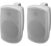 Monacor WALL-06SET/WS Sistema De Altavoces Estéreo Activo De 2 Vías, 2 X 30 W