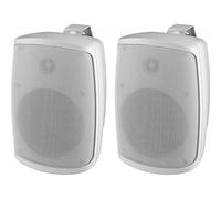 Monacor WALL-06T - Sistema de sonido para altavoces (100 V, impermeables, IP65, impermeable)