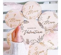 MONAMÍ - Placas CUMPLEMES grabadas en Madera Personalizadas, Varios diseños a Elegir. Diseñado y producido en España