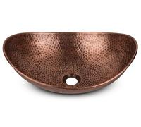 Monarch Abode 17086 Harbor-Lavabo para baño (19 Pulgadas), Cobre Puro, 48,26 cm