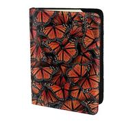 Monarch Butterflies Print - Cartera para documentos de viaje de 5.5 pulgadas, elegante, almacenamiento seguro para viajeros