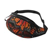Monarch Butterflies - Riñonera con estampado de mariposas para hombre y mujer, paquete cómodo para viajes, senderismo, ciclismo y correr
