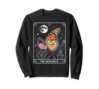Monarch Butterfly Tarot Card Moon Zoo Day Trip Mujeres Niñas Sudadera