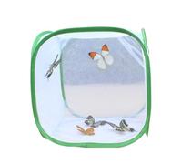 Monarch - Carcasa de malla polinizadora para observación | Pantalla transpirable de microagujeros con bucle de transporte reforzado, estructura plegable, kit de observación de la naturaleza para aulas