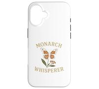 Monarch Whisperer Pollinator Garden Native Milkweed Carcasa para iPhone 16
