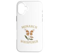 Monarch Whisperer Pollinator Garden Native Milkweed Carcasa para iPhone 16 Plus