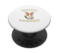 Monarch Whisperer Pollinator Garden Native Milkweed PopSockets PopGrip Adhesivo