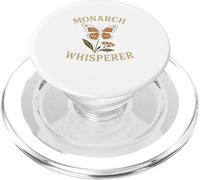 Monarch Whisperer Pollinator Garden Native Milkweed PopSockets PopGrip para MagSafe