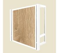 Monarka Cama abatible Vertical Modelo E-LOGIT (90x190 cm, Estructura Metálica en Blanco)