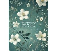 MonatsKalender für Pflegestudenten 2026-2028: Drei-Jahres Agenda und Planer mit Semester Tracker Prüfungsplan und mehr um organisiert zu bleiben und erfolgreich zu sein