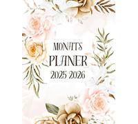 Monatsplaner 2025 2026: Klein für die Brieftasche oder Tasche, von Januar 2025 bis Dezember 2026 | Format A4, deutsche Ausgabe.