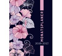 Monatsplaner 2026-2027: 24 Monate Kalender | Jahresplaner für Termine, Ziele & To-Do-Listen | Minimalistisches Design | A4 Format