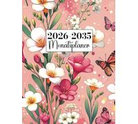 Monatsplaner 2026-2035: DIN A4 | Zehn Jahre, von Januar 2026 bis Dezember 2035
