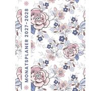 Monatsplaner 2027-2028: 24-Monate Kalender mit Feiertagen in Deutschland | Terminplaner mit Vision Board, Geburtstagsplaner, Kontaktliste, Passwort-Tracker & To-Do-Listen