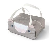 MONBENTO - Bolsa de Almuerzo para Niños Isotermica MB Wonder Sheep - Bolsa para Transportar Comidas/Meriendas - Facilita el Transporte Plano de la Comida del Niño - Ideal para Escuela/Parque - Rosa