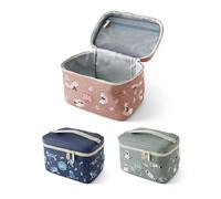 monbento - Bolsa Termica Infantil Frosty canela Fox - Nevera Portatil 5 L para Fiambrera, Botella y Tentempiés - Bolsa Comida Niños Ideal para el Colegio o el Picnic - Personalizable - Motivo Zorro