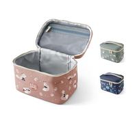 monbento - Bolsa Termica Infantil Frosty canela Fox - Nevera Portatil 5 L para Fiambrera, Botella y Tentempiés - Bolsa Comida Niños Ideal para el Colegio o el Picnic - Personalizable - Motivo Zorro