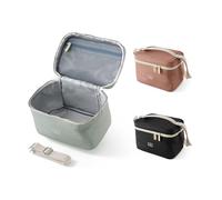 monbento - Bolsa Termica Porta Alimentos Arctic verde Natural - Nevera Pequeña Portatil para Fiambrera, Botella y Accessorios - Lunch Bag Adultos 5L con Correa Extraíble - Ideal para Trabajo/Picnic