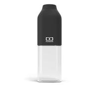 monbento - Botella Agua MB Positive M Onyx 500ml - Botella Tritan Hermética - Ideal para Trabajo, Picnic, Deporte - Sin BPA - Segura y Duradera - Negro