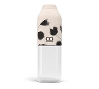 monbento - Botella Agua MB Positive M Plume 500ml - Botella Tritan Hermética - Ideal para Trabajo, Picnic, Deporte - Sin BPA - Segura y Duradera - Patrón Pluma
