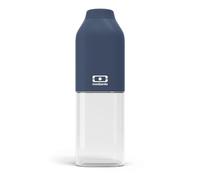 monbento - Botella de agua MB Positive M Infinity 500 ml - Botella Hermética compacta - Ideal para oficina, deporte, pícnic - Sin Bpa - Cero residuos - Azul