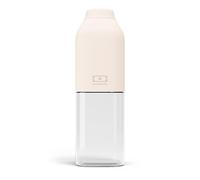 monbento - Botella de agua MB Positive M Natural Cream 500 ml - Botella Hermética - Ideal para oficina, deporte, pícnic - Sin Bpa - Cero residuos - Beige, crema