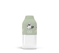 monbento - Botella de agua para niños MB Positive S Raccoon, 330 ml, a prueba de fugas, mapache, perfecta para la escuela, sin BPA