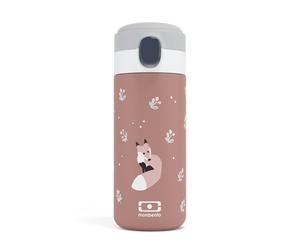 monbento - Botella Termica MB Pop Fox - Zorro - 360ml - Mantiene Bebidas Calientes/Frías hasta 12 Horas - Pequeña Botella Termica Niños Escuela/Parque y/o Adultos en un Bolso - Sin BPA - Rosa Canela
