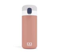 MONBENTO - Botella Termica MB Pop rosa Moka - 360ml - Mantiene Bebidas Calientes/Frías hasta 12 Horas - Pequeña Botella Termica para Niños Escuela/Parque y/o para Adultos en un Bolso - Sin BPA - Rosa