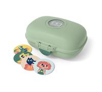 monbento - Caja de Merienda Infantil MB Gram Forest - Caja de Merienda para Niños - Ideal Escuela o Parque - Sin BPA - Segura y Duradera - Verde