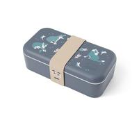 monbento - Fiambrera Infantil Made in France Foodie azul Wolf - Lonchera para Niños Hermética Apta para Microondas y Lavavajillas - Ideal para Escuela/Picnic - Lunch Box Niños Sin BPA - Lobo