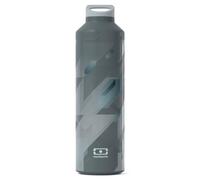 monbento MB Steel Graphic Dimensions - Botella térmica para hombre - Botella aislada de acero inoxidable de 500 ml con infusor de té - Mantiene el calor/frío - Termo para trabajo/senderismo/deportes -