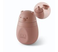 monbento MB Yummy - Bolsa reutilizable de silicona para bebé 150 ml - Recipiente flexible para puré y yogur - Hermética y sin BPA - Rosa Blush
