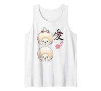 Monchhichi Japanese Art Style The Part Is A Mind Cute Twins Camiseta sin Mangas