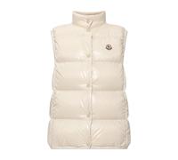 Moncler - Badia Down Vest - Jackets - Mujer - Beige - L -