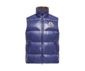Moncler - Belice Vest - Jackets - Hombre - Azul - L -