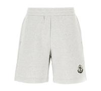 Moncler - Bermudas con parche de logo - Shorts - Hombre - Gris - M -