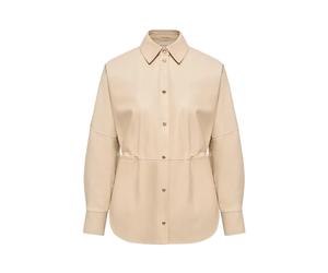 Moncler - Camisa de Piel - Blouses & Shirts - Mujer - Marrón - S -