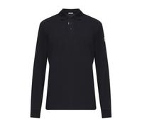 Moncler - Camisa Polo con Parche de Logo - Tops - Hombre - Azul - L -