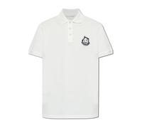 Moncler - Camisa Polo con Parche de Logo - Tops - Hombre - Blanco - M -