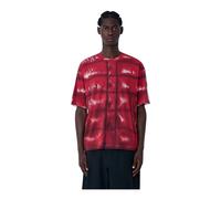 Moncler - Camiseta con estampado de motivo de logotipo en contraste - Tops - unisex - Rojo - M -