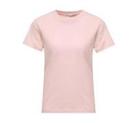 Moncler - Camiseta de Algodón con Logo - Tops - Mujer - Rosa - L -
