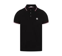 Moncler - Camiseta Polo Negra - Tops - Hombre - Negro - XL -