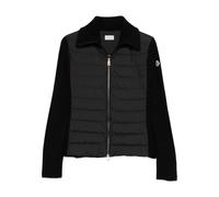 Moncler - Cárdigan Acolchado de Lana con Cremallera - Jackets - Mujer - Negro - S -