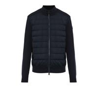 Moncler - Cárdigan Acolchado Delantero - Knitwear - Hombre - Azul - 3XL -