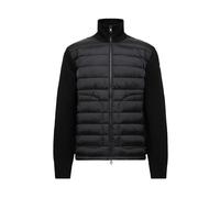 Moncler - Cárdigan con cremallera y acolchado - Knitwear - Hombre - Negro - M -