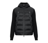 Moncler - Cárdigan con frente acolchado - Knitwear - Hombre - Negro - XL -
